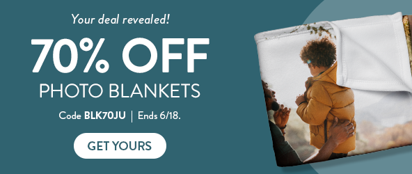 Snapfish blanket coupon sale